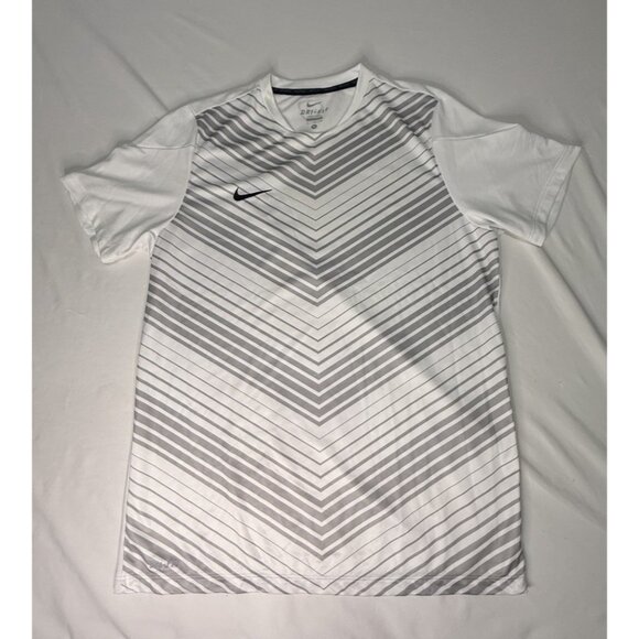 Nike Futebol Men's DRI FIT Running Short Sleeve Shirt XL - Picture 1 of 7